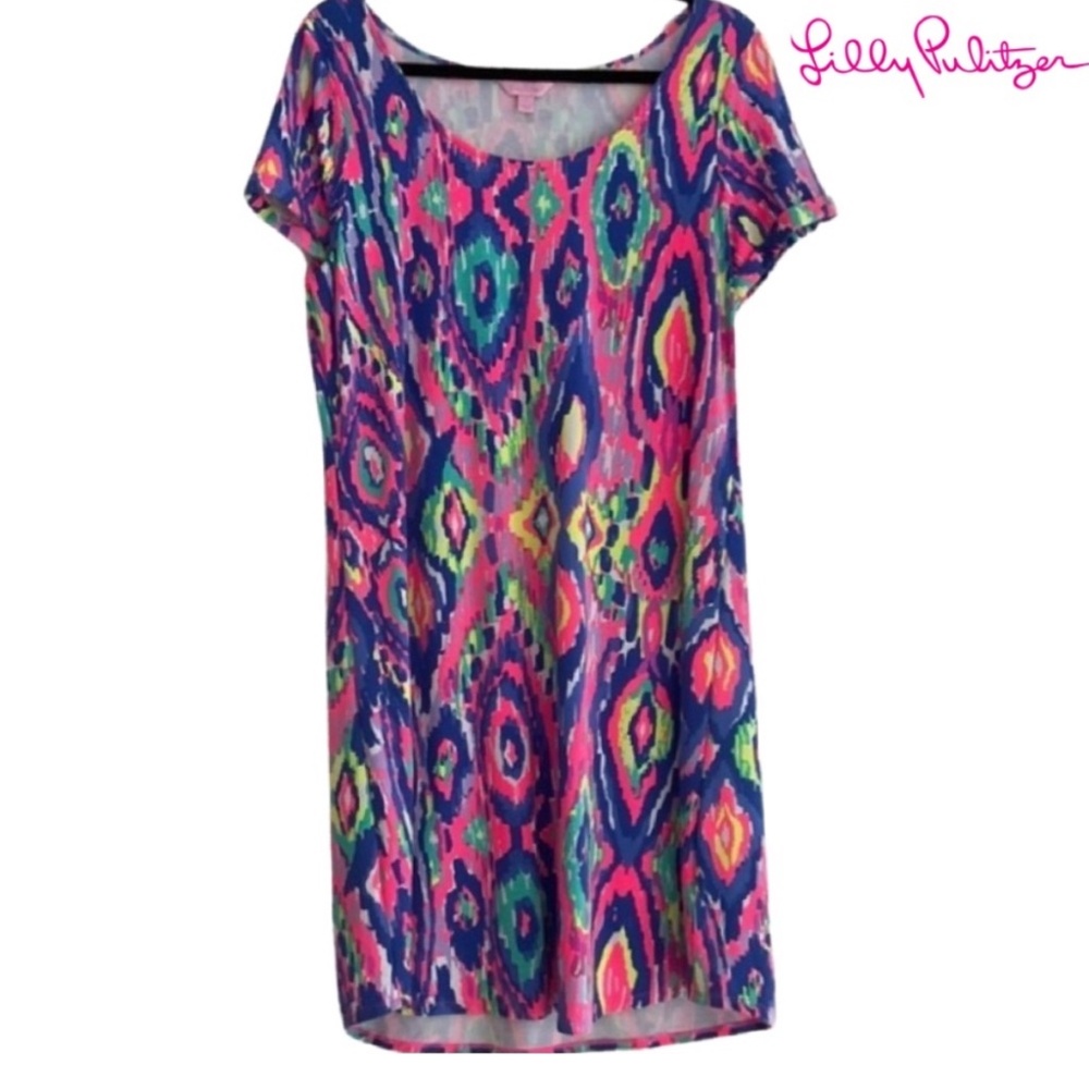 NWOT Lilly Pulitzer L Dress UPF 50 Tammy Dress - Luminescent
